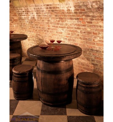 Barrel bar stool