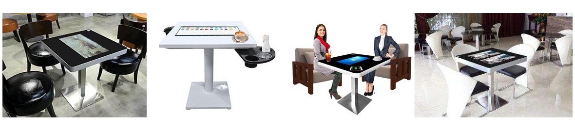 Interactive Smart Touch Coffee Table for terraces and bars
